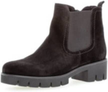 Gabor Zwarte Chelsea Boot voor vrouwen