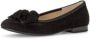 Gabor Zwarte Dames Ballerina's Elegante Instap Schoenen - Thumbnail 1