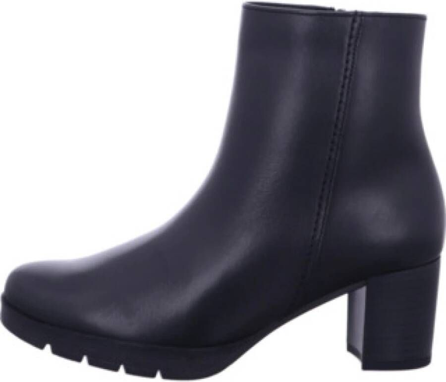 GABOR Enkellaarsjes Dames 071 Maat: 37 5 Materiaal: Leer Kleur: Zwart - Foto 4