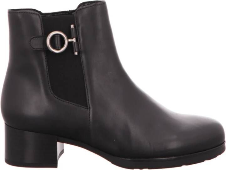 Gabor Zwarte Enkellaars Black Dames