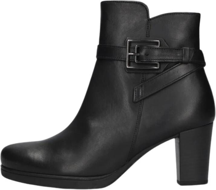 GABOR Enkellaarsjes Dames 083 Maat: 40 5 Materiaal: Leer Kleur: Zwart - Foto 5