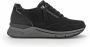 Gabor Zwarte Suède Sneakers voor Dames Black Heren - Thumbnail 2