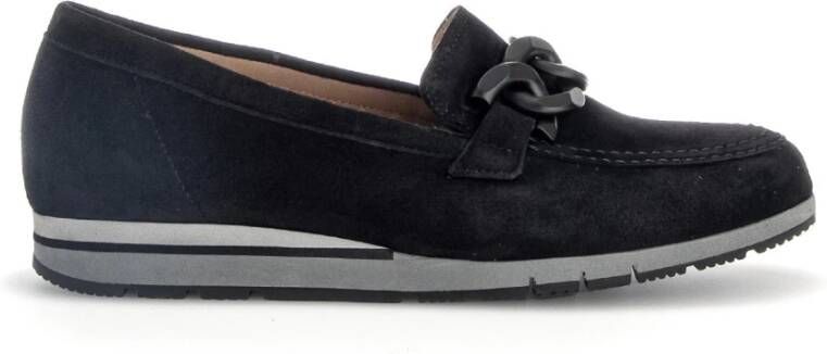 Gabor Zwarte Fluwelen Ballerina Schoenen Black Dames - Foto 3