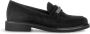 Gabor Zwarte Fluwelen Loafers Winterstijl Black Dames - Thumbnail 2