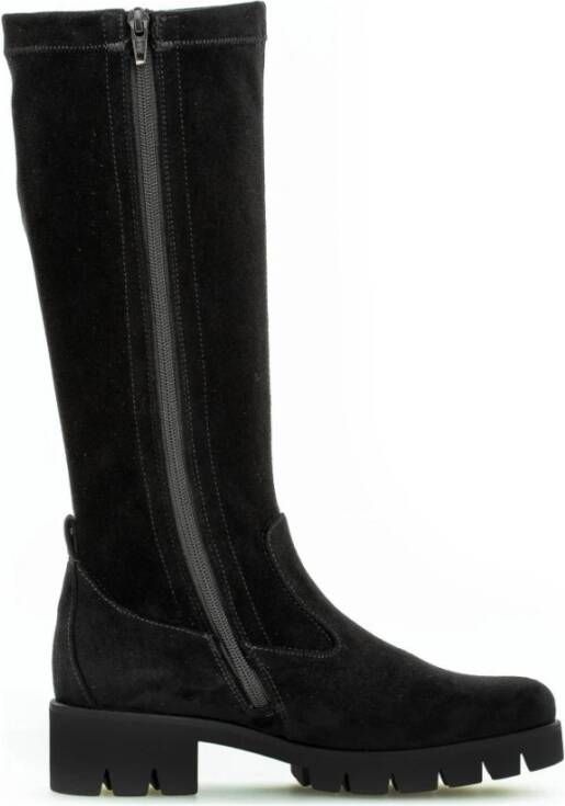 GABOR Hoge Laarzen Dames 719 Maat: 40 Materiaal: Suèdelook Kleur: Zwart - Foto 10