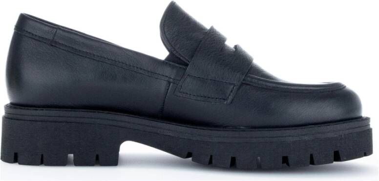 Gabor Zwarte Gesloten Loafers voor Dames Black Dames