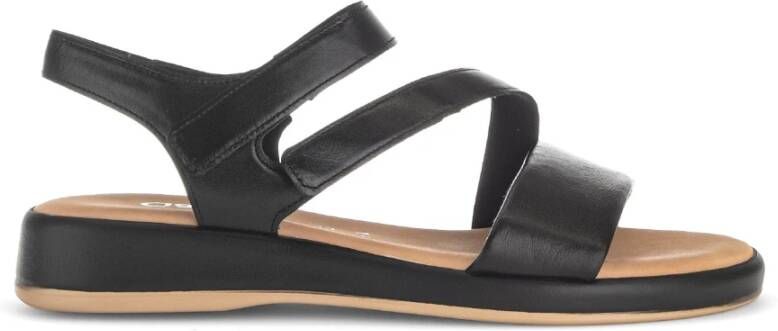 Gabor Leren Dames Sandalen Zwart - Foto 2