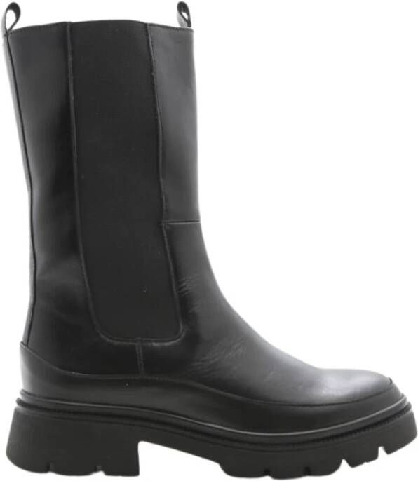 Gabor Zwarte Hoge Chelsea Boots Black Dames