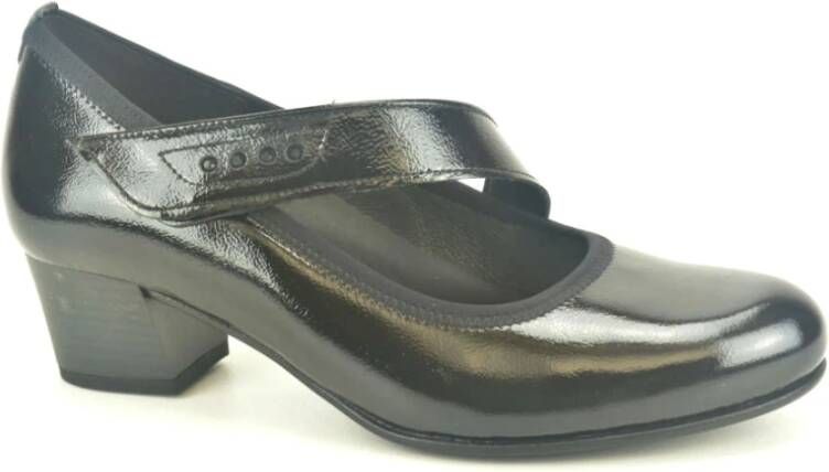 Gabor Zwarte Kant Pump met 3cm Hak Black Dames