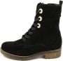 Gabor Hoge veterschoenen Rhodos met zool in crêpe look - Thumbnail 2