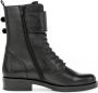 Gabor Zwarte leren halfhoge laars voor dames Black Dames - Thumbnail 2
