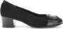 Gabor Zwarte Leren Pumps Black Dames - Thumbnail 1