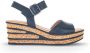 Gabor Zwarte Leren Sandalen Black Dames - Thumbnail 2