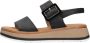 Gabor Zwarte Leren Sandalen Comfort Collectie Black Dames - Thumbnail 4
