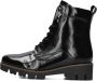 Gabor Zwarte Leren Veterschoenen Black Dames - Thumbnail 1