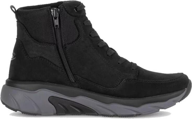 Gabor rollingsoft sensitive 76.835.47 dames rollende wandelsneaker zwart