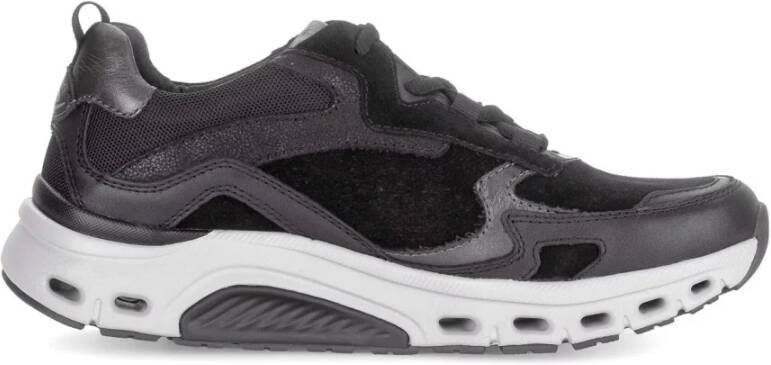 Gabor Zwarte rollende sneaker voor vrouwen