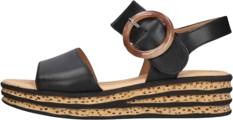 Gabor Zwarte Sandalen 550.2 Dames Black Dames - Foto 7