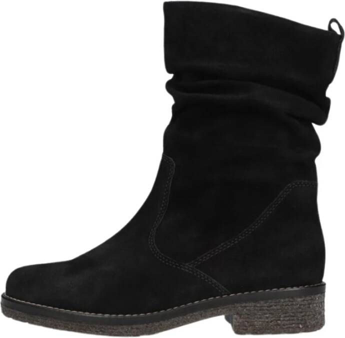 GABOR Enkellaarsjes Dames 703.1 Maat: 35 5 Materiaal: Suède Kleur: Zwart - Foto 4