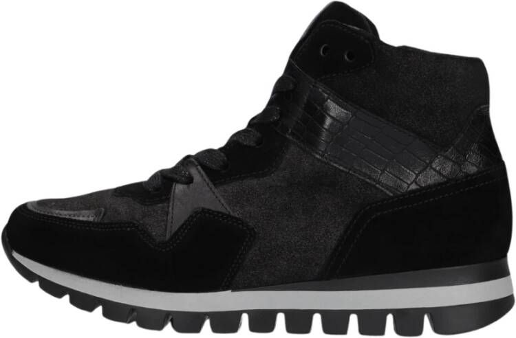 Gabor Zwarte Suède Hoge Top Sneakers - Foto 2