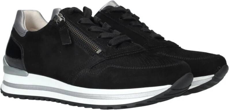 Gabor Sneakers met sleehak Turijn vrijetijdsschoen lage schoen veterschoen met verwisselbaar voetbed h-breedte - Foto 6