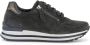 Gabor Zwarte Velvet Casual Sport Basket Green Dames - Thumbnail 2