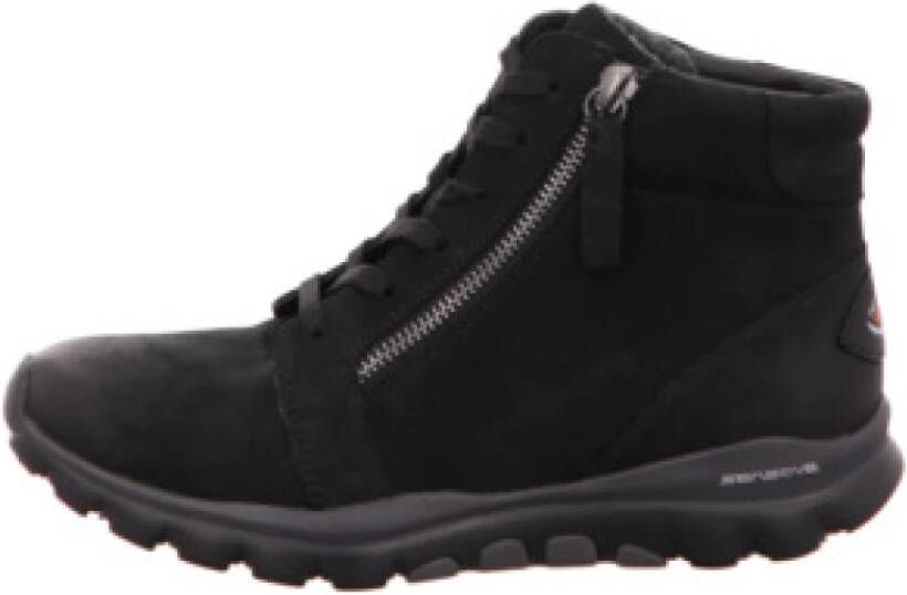 Gabor rollingsoft sensitive 36.868.47 dames rollende wandelsneaker zwart - Foto 4