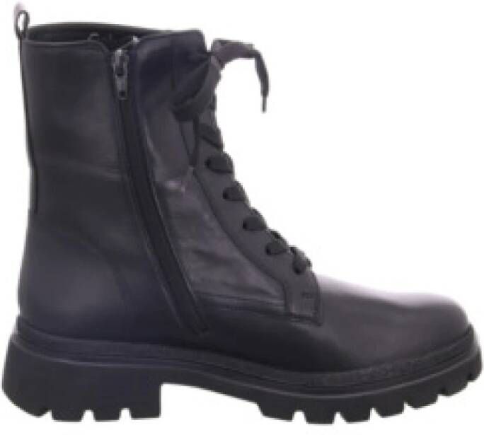 Gabor Elegante Leren Enkellaars Zwart Black Dames - Foto 2