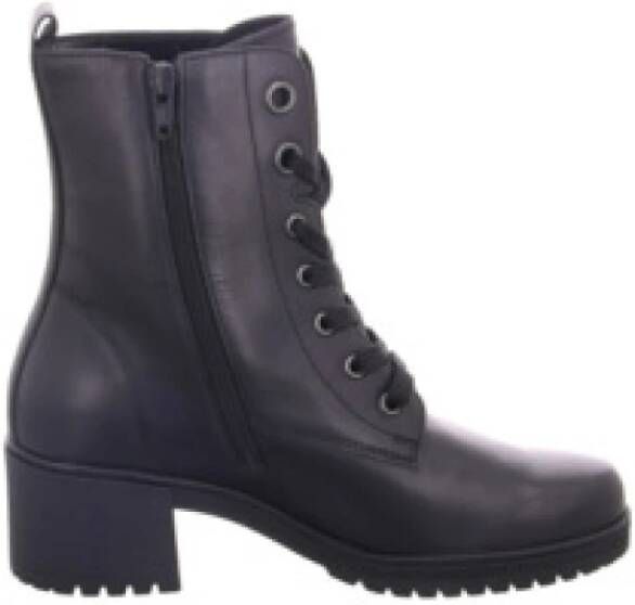 Gabor Veterlaarsjes blokhak veterschoenen enkellaars met best fitting-uitrusting