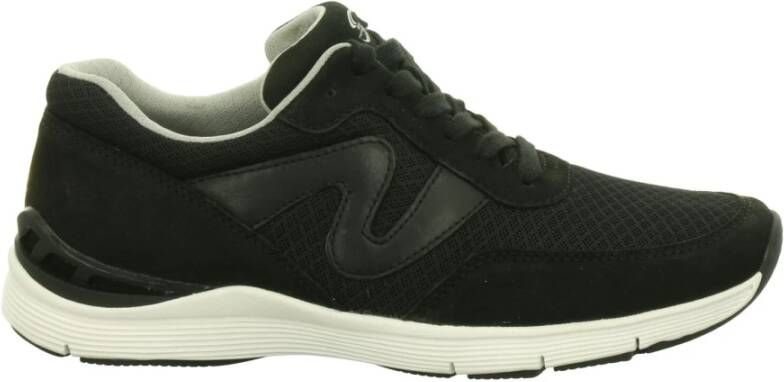 Gabor Zwarte vetersneakers voor dames
