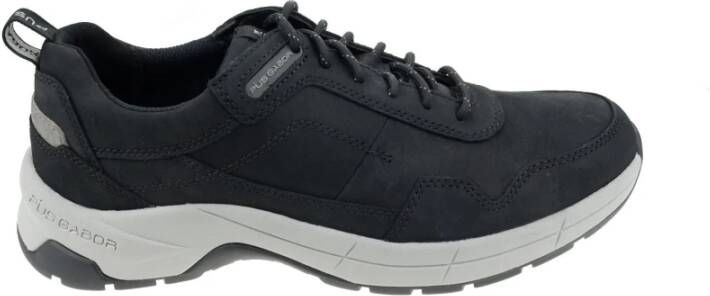 Gabor Zwarte wandelsneaker voor heren Black Heren