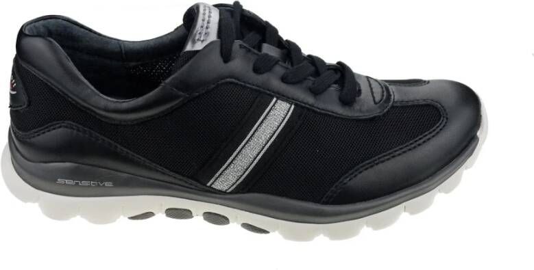 Gabor Zwarte wandelsneaker voor vrouwen Multicolor Dames