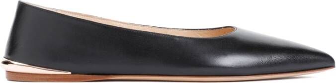 Gabriela Hearst Zwarte Leren Ballerina Sandalen Black Dames