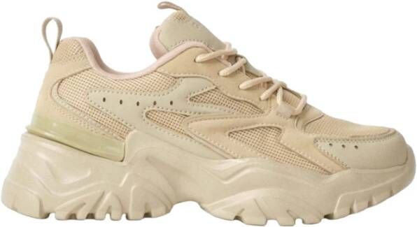 Gaëlle Paris Beige Sneakers voor Vrouwen Beige Dames