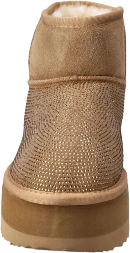 Gaëlle Paris Bont Eskimo laarzen met strass