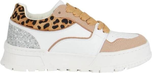 Gaëlle Paris Dierenprint Leren Sneakers