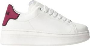 Gaëlle Paris Eco Leren Sneakers met Rubberen Hak Rood Dames