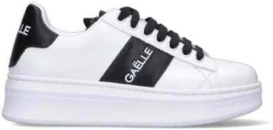 Gaëlle Paris Eco-vriendelijke sneakers met gelamineerde inzet White Dames
