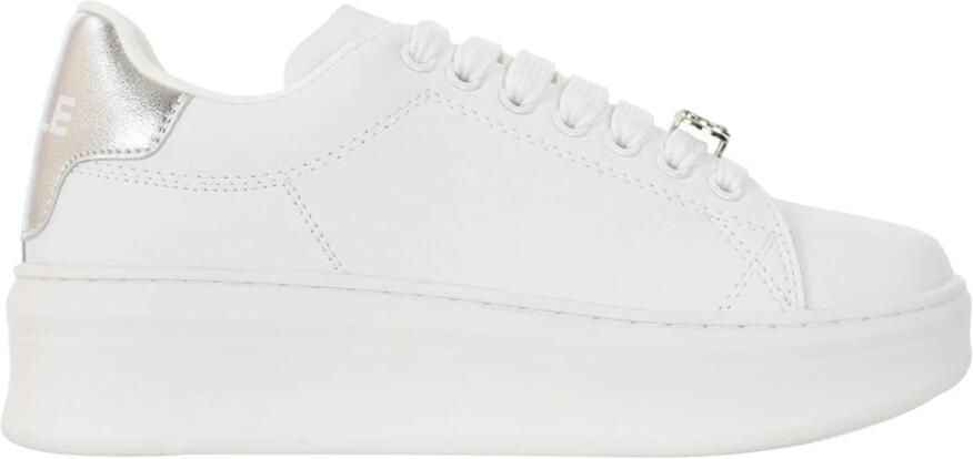 Gaëlle Paris Gelamineerde Inzet Leren Sneakers