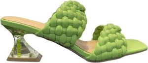 Gaëlle Paris Heeled Mules Groen Dames