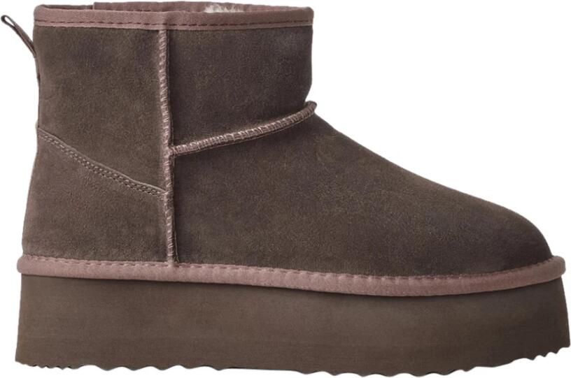 Gaëlle Paris Hoge Suède Eskimo Boot met Ecobont