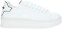 Gaëlle Paris Leren Platform Sneakers met Logo White Dames - Thumbnail 1