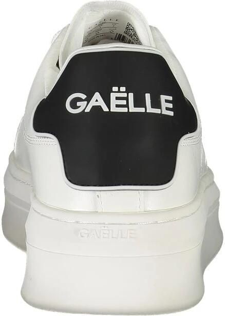 Gaëlle Paris Witte Sneaker met Zwarte Rubberen Achterkant White Dames - Foto 4