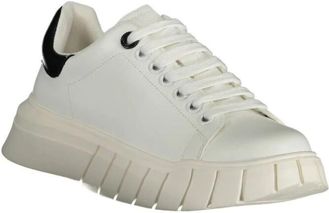 Gaëlle Paris Sportieve witte sneakers met contrastdetails