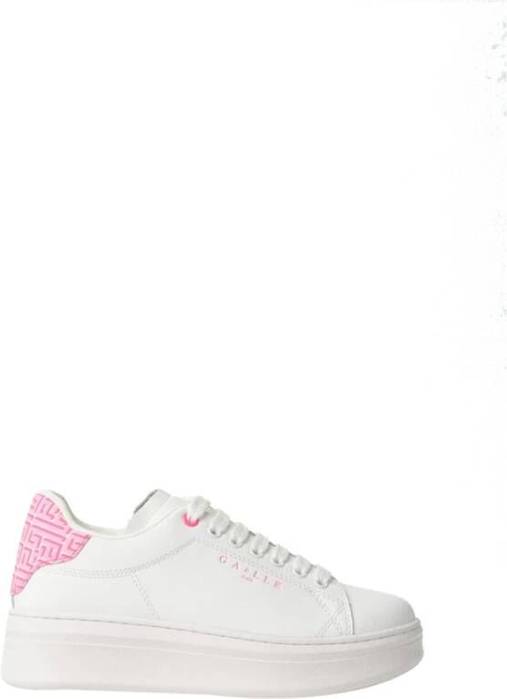 Gaëlle Paris Roze Sneakers voor Vrouwen White Dames