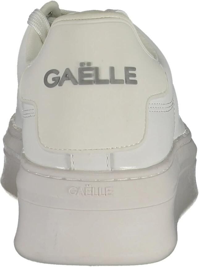 Gaëlle Paris Sportieve witte vetersneakers met logodetails White - Foto 2