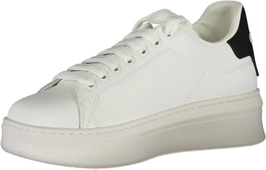 Gaëlle Paris Sportieve Vetersneakers Wit Contrast Logo White - Foto 2