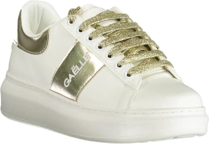 Gaëlle Paris Sportieve witte sneakers met contrastdetails White Dames - Foto 2