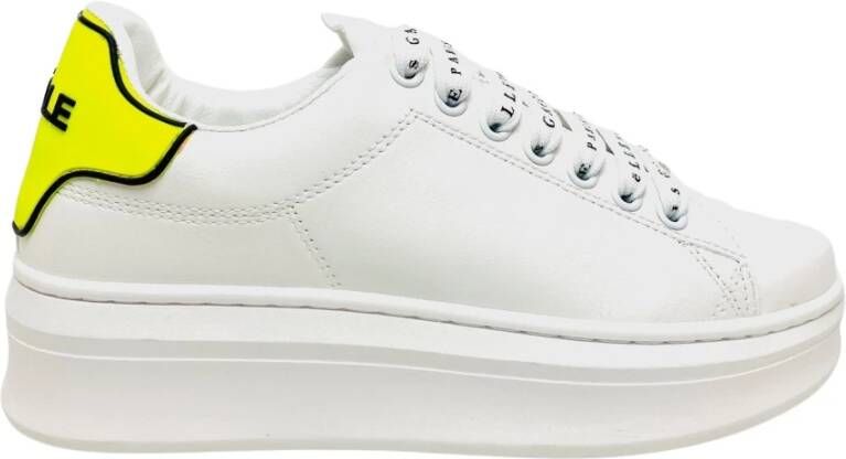Gaëlle Paris Sneakers met Rubberen Hiel Yellow Dames