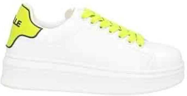 Gaëlle Paris Sneakers met Rubberen Hiel Yellow Dames